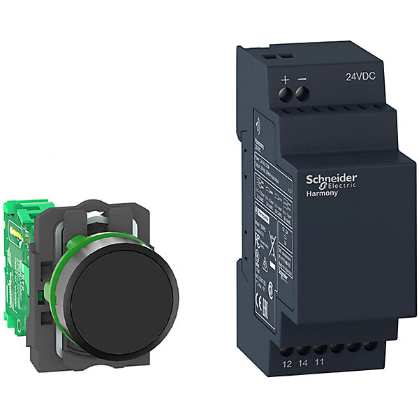 Schneider Electric Drucktaster-Set 24V DC Standard-Receiver XB5RFB01